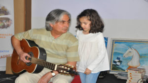 A música de Laureano Pereira encantou os presentes