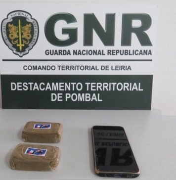 Homem detido em flagrante por tráfico de droga em Pombal