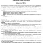 convocatória